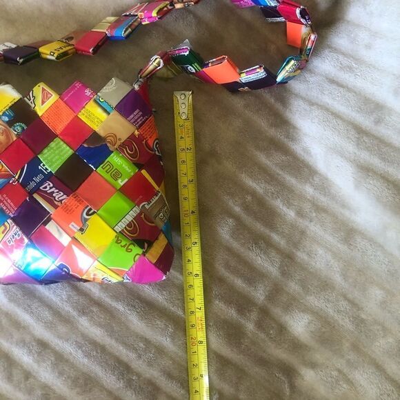 One of a kind candy wrapper handbag. - Picture 5 of 5